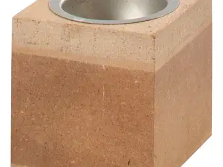 Fyrfadsstage, H: 6 cm, str. 6x6 cm, 1 stk.
