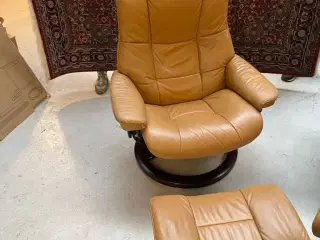 Stressless stol med fodskamlmel