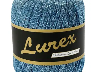 Lurex Garn, L: 160 M, lyseblå, 25 g/ 1 ngl.