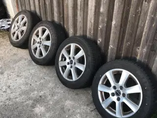 Vinterdæk på alufælge 5x112