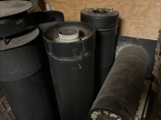 Stålskorsten udv til pillefyr 