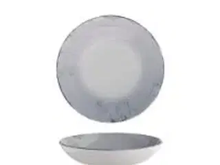 12 stk. Tallerken coupe dyb blå 215 mm Stone
