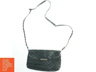 Sort quiltet skuldertaske (str. 26x16 cm)