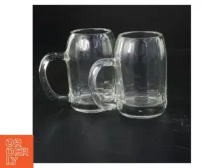 Ølkrus i glas (str. 11,5 cm x 7 ø cm)
