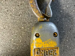 Demag krog til elkædetalje f. 250 kg løft