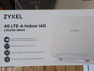 4G⚪Zyxel lte3316, simkort (klar til fastnet tlf)