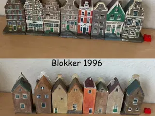 Hollandske kanalhuse. Vintage samlerobjekt 