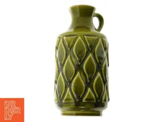 Grøn keramik vase, 1541/18 (str. 18 cm)