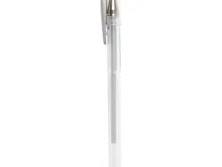Sølv Gel Kuglepen 0,8 mm - 6 stk. Pakke