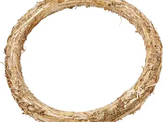 Halmkrans, diam. 35 cm, tykkelse 3 cm, 1 stk.