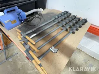 Pælebor 5 styk - Ø90