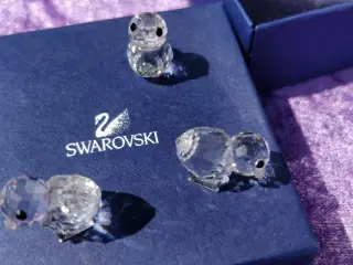 Swarovski Kristall Figur (tre små kyllinger)