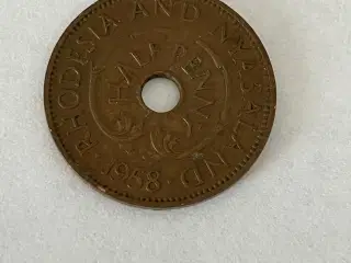 Half Penny Rhodesia 1958
