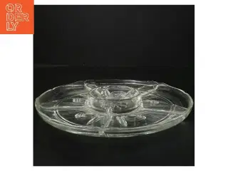 Serveringsfad i glas (str. Ø 30 cm)fra holmegaard