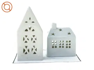 Huslysestager fra Herstal (str. 10 x 8 x 11 cm og 8 x 6 x 17 cm)