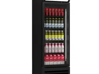 Sort Display Køleskab 375 L med Ventileret