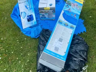 Badebassin med tilbehør