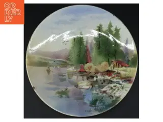 Dekorativ platte (str. Ø. 28 cm)