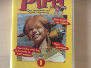 Pippi dvd’er nr 1-2-5 og 6