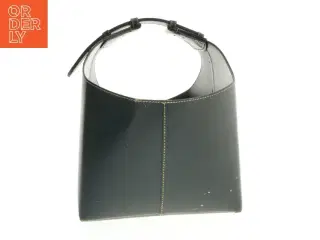 Blade opbevaring. læder opbevaringskurv (str. 31x28 cm)