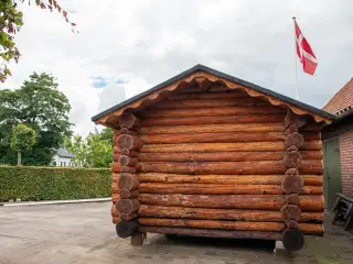 Bjælkehytte Jagthytte Anneks Lysthus Havehytte