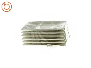 Firkantede tallerkner (6 stk) (str. 12x12 cm)