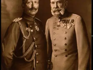 Kaiser Wilhelm II - Kaiser Franz Joseph - u/n - Ubrugt
