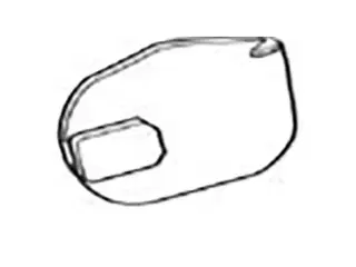 Bagplade holder mki fjernbetj