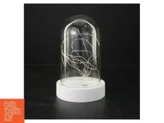 Glaskuppellampe med LED-lys fra Sirius (str. 20 cm)