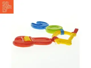 Babylegetøj i form af værktøj fra Fisher-Price (str. 12x6,5 cm)