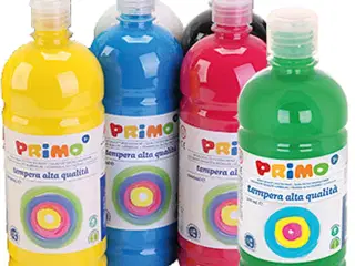 PRIMO Temperamaling Mat - 12x1000 ml til Kreativitet