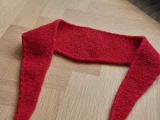 Rødt scarf