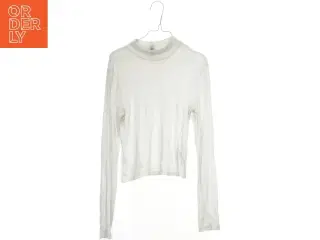 Langærmet skjorte med høj hals fra H&M (str. S)