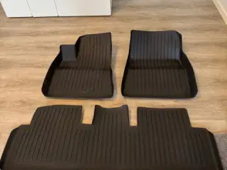 Originale vintermåtter til Teslar model 3