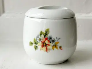 Polsk porcelæn m blomstertryk