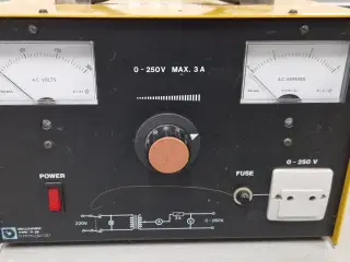 Skillevario Trafo 0-250Vac Max 3 Amp.