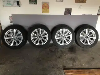 Org. BMW alufælge med vinterdæk 17" til F10/F11