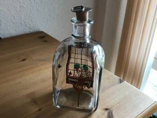 Holmegaard juleflaske fra 1983