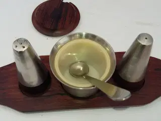 Retro Salt og Peber + sennep PALISANDER.