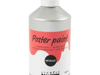 Temperamaling Metallic, sølv, 300ml/ 1 pk.
