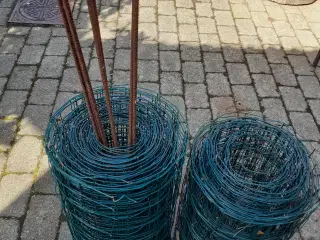 Grøn havehegn/trådhegn.