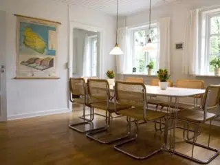 Skovl�berhus i Almindingen ved Aakirkeby p� Bornholm - fantastisk sommerhus midt p� solskins�en