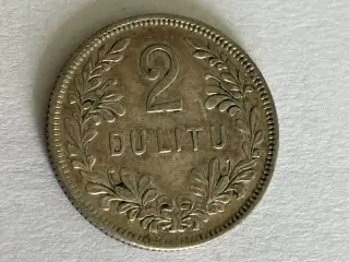 2 Litu Lithuania 1925