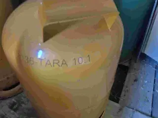 3 stk. fyldte 11 kg gasflasker  med plomberinger 