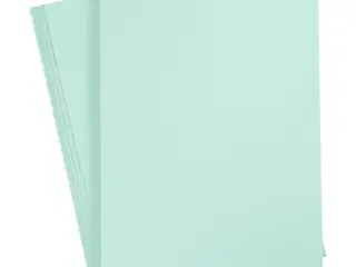 Karton, A4, ark 210x297 mm, 210 g, pastelgrøn, 10ark/ 1 pk.