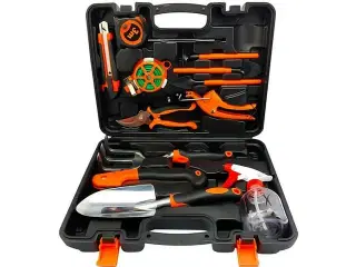 Have værktøjssæt i praktisk kuffert.