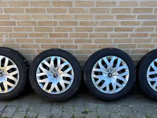 Vinterhjul på fælge. Firestone str. 205/60 R16