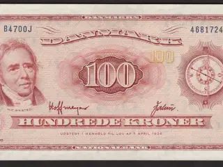 DK 100 Kroner 1974 Erstatningsseddel