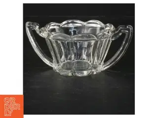 Glasskål med håndtag (str. 15x6 cm)