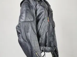 ⭐️- FIRST GEAR Biker Classic Læderjakke XL